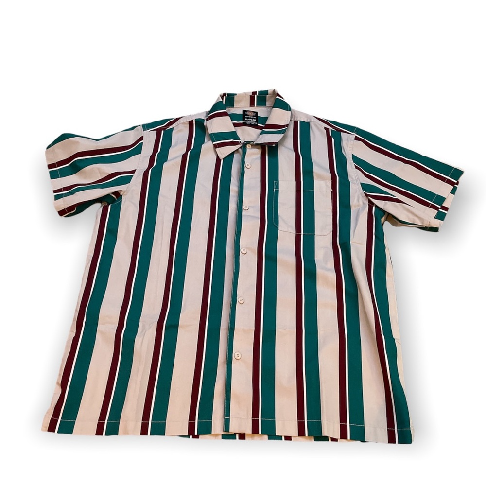 Dickies Jamie Foy Signature Collection Havana Stripe Button Up Shirt